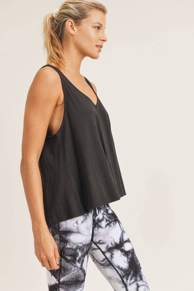 Strap-Back Sleeveless Flow Top