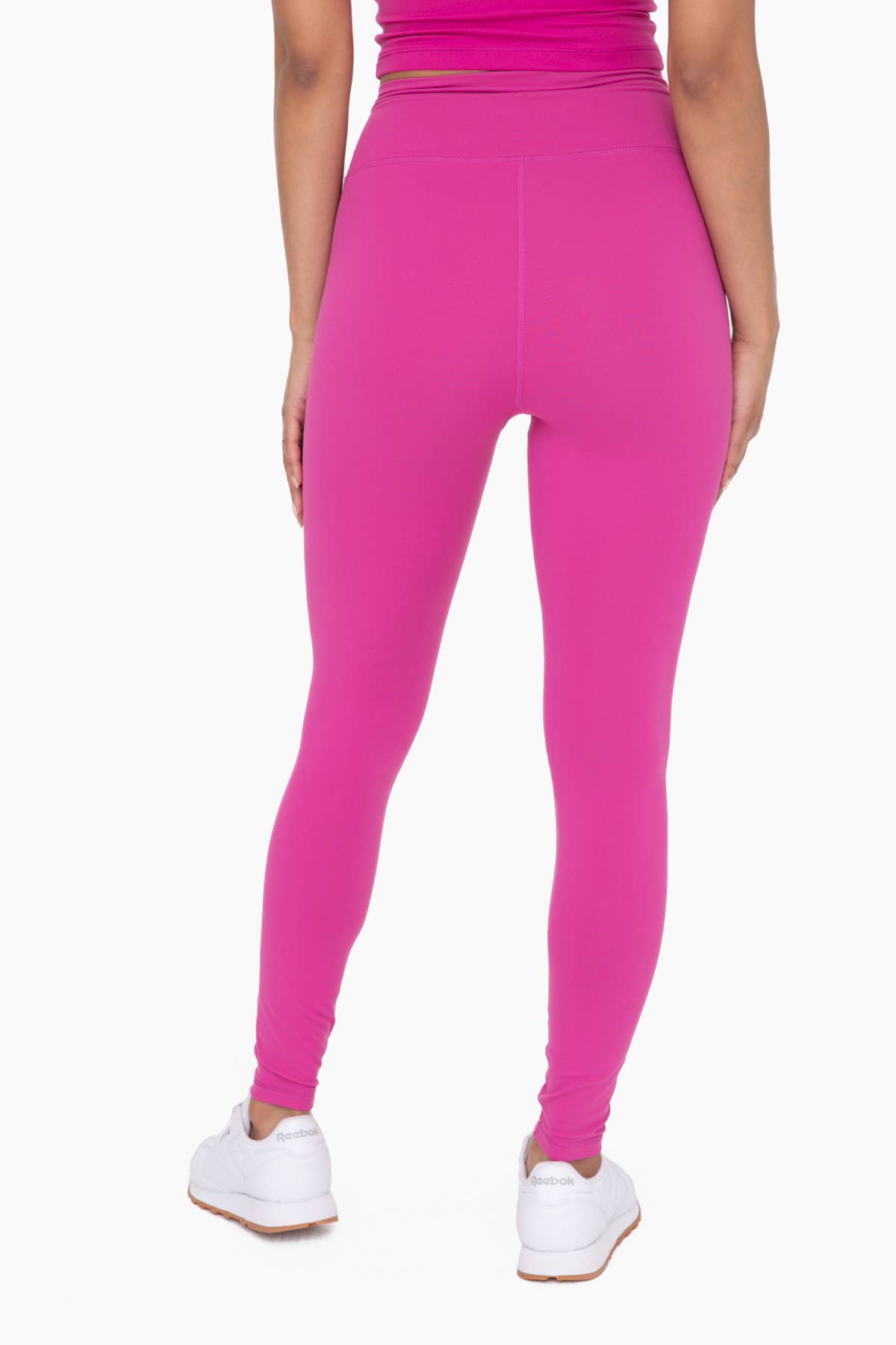 Nylon-Blend Essential Solid Leggings