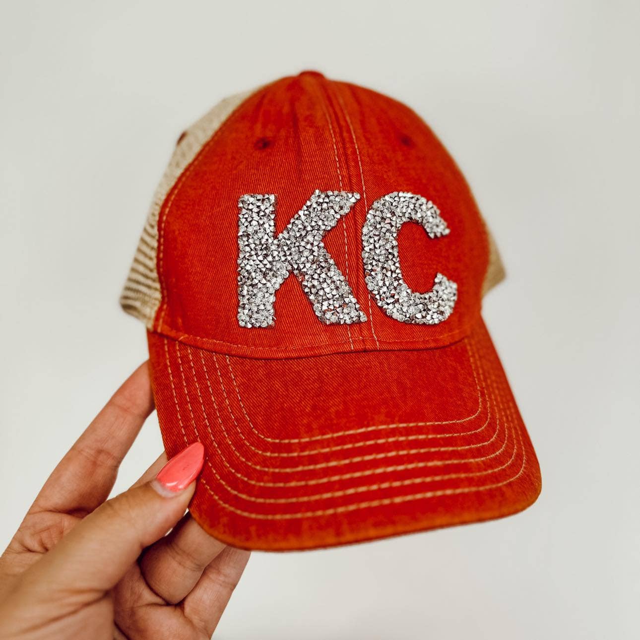 KC Silver Bling | Red Khaki