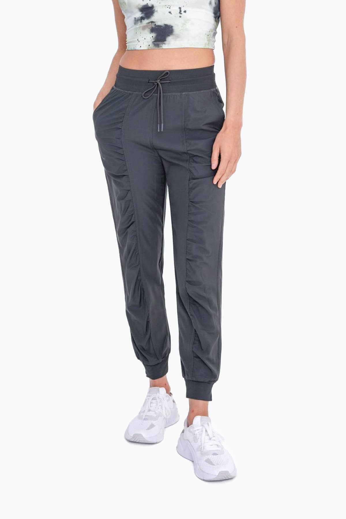 Ruched Front Active Joggers