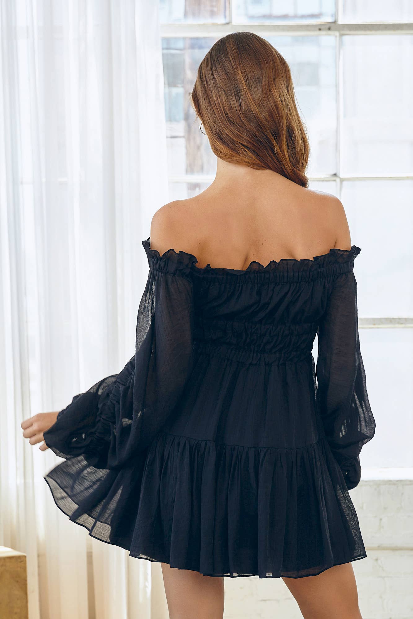 Black Off the Shoulder dress