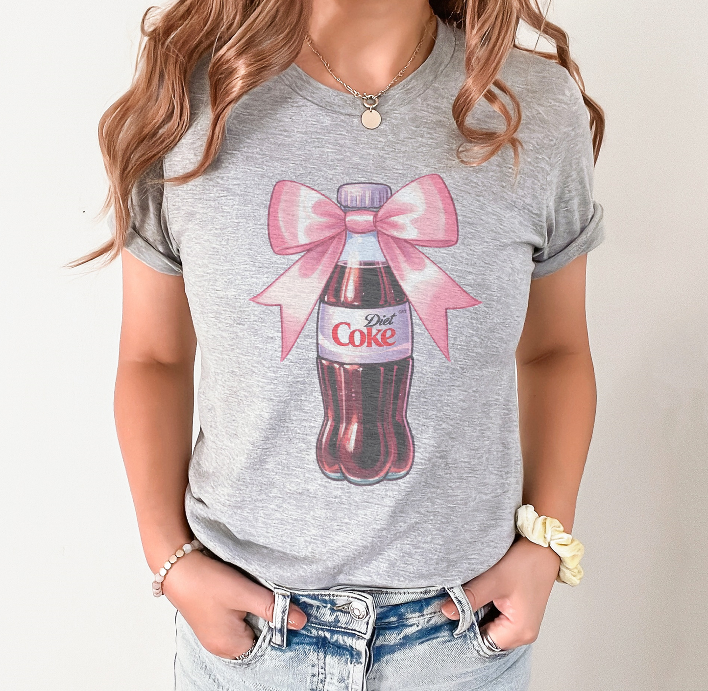 Pink Bow Diet Coke Tee