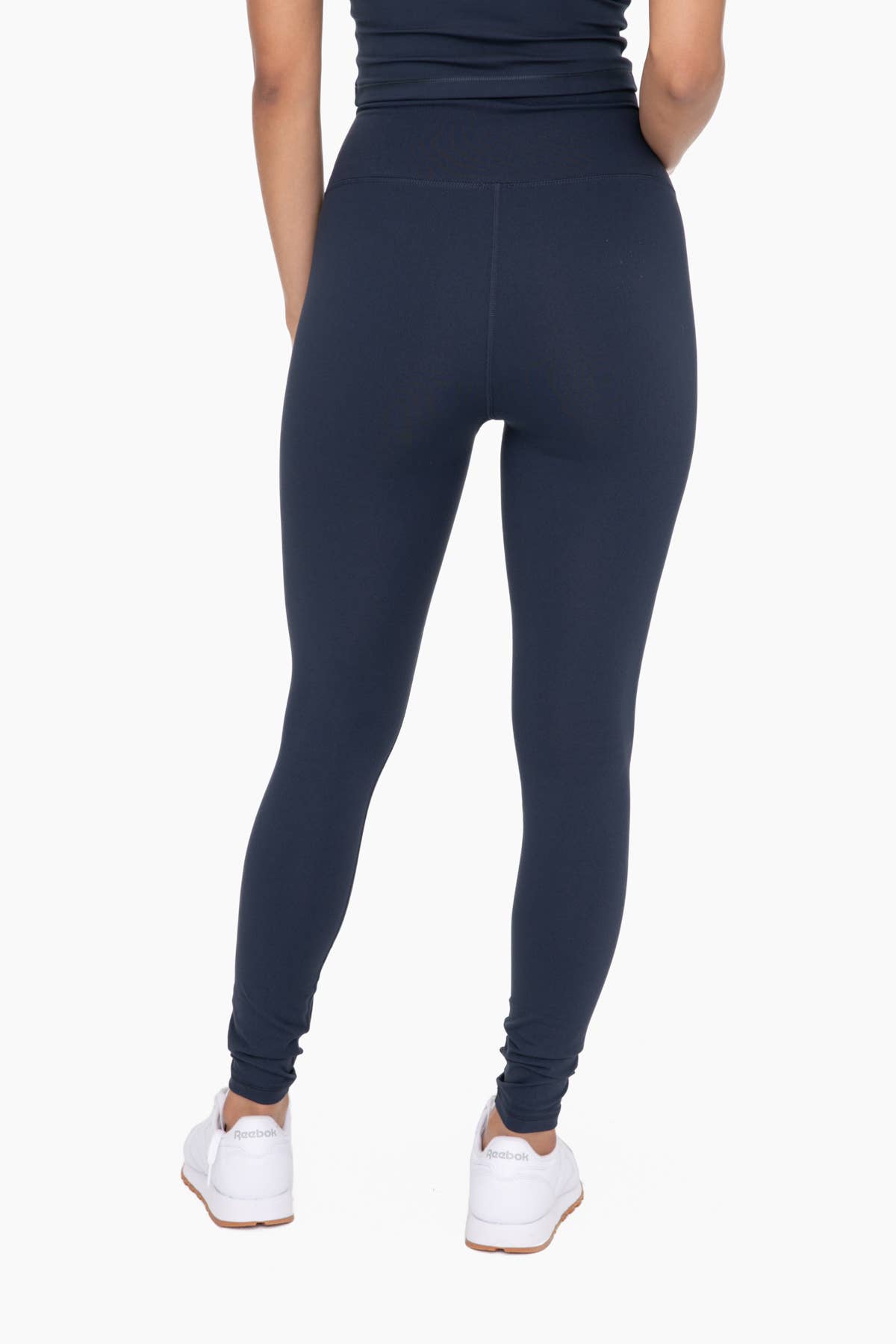 Nylon-Blend Essential Solid Leggings