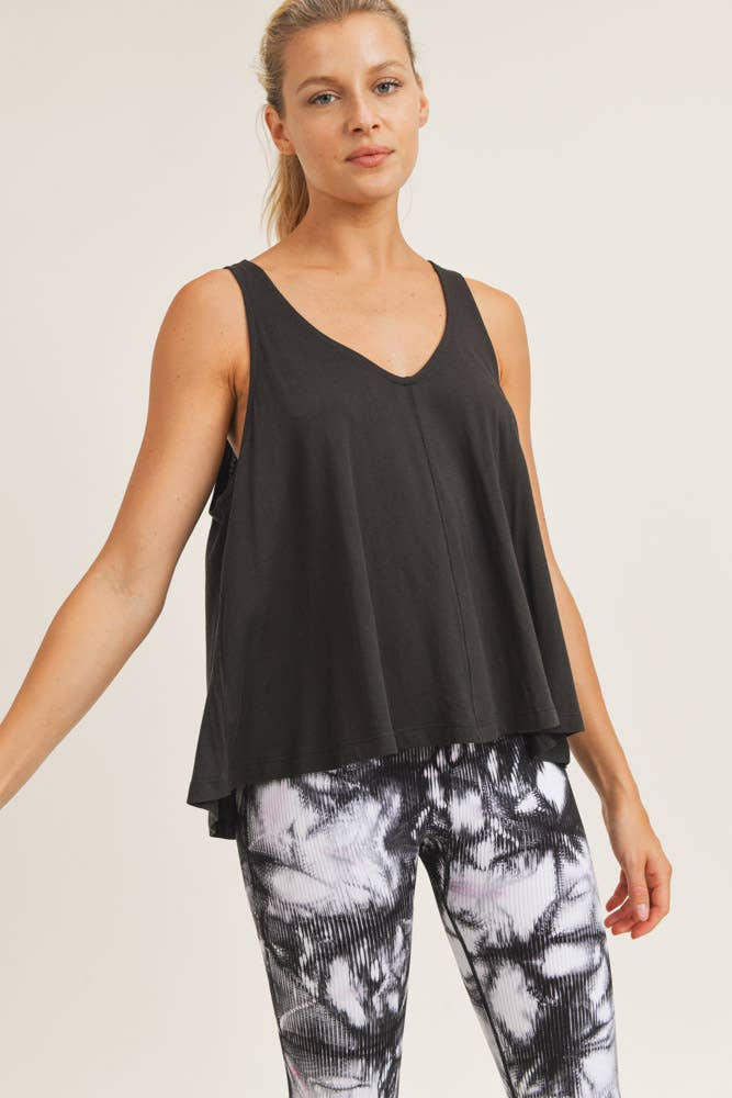 Strap-Back Sleeveless Flow Top