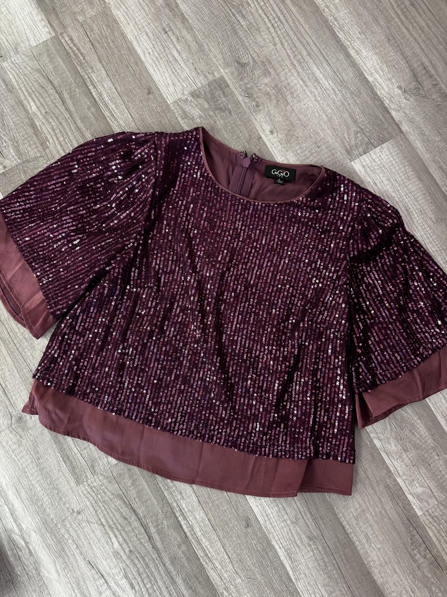 Millie Cropped Sequin Top