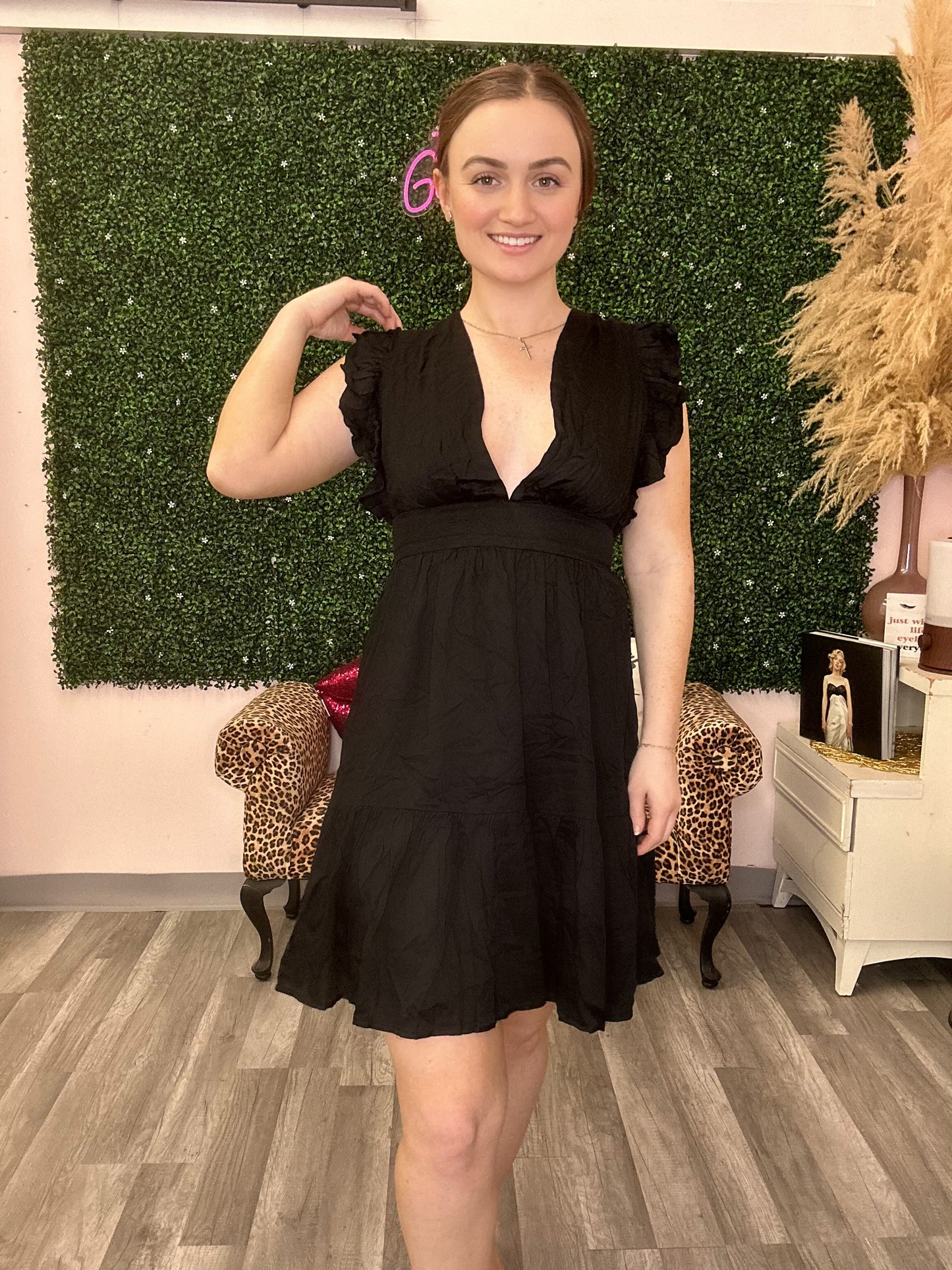 Black Malibu Bum dress