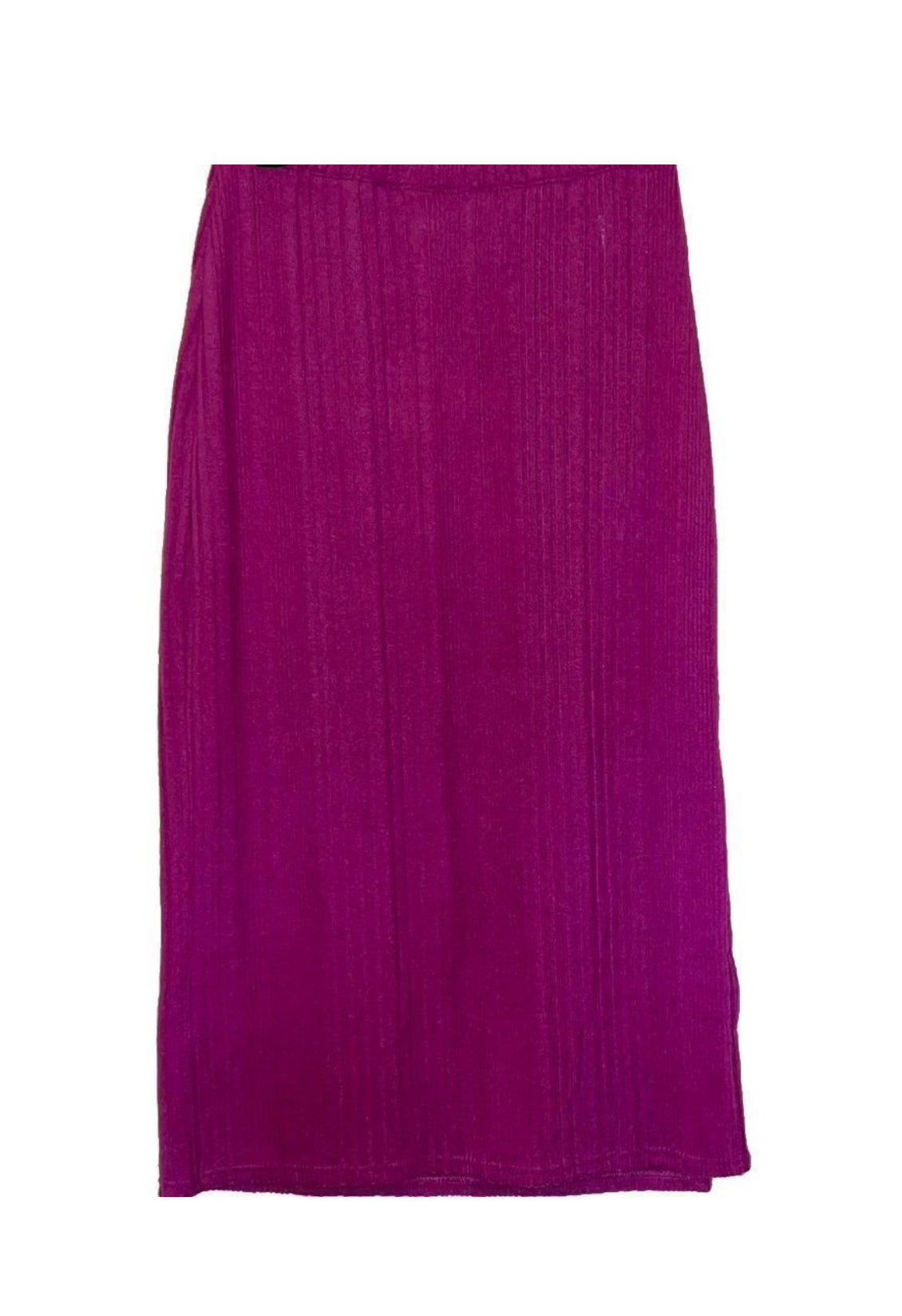 Magenta Midi Skirt