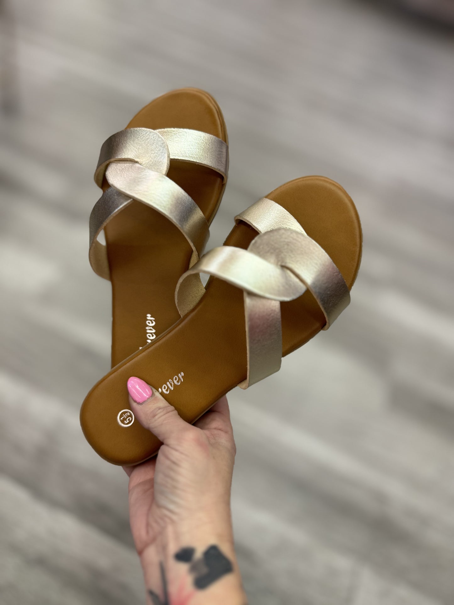 Stay Gold Sandals