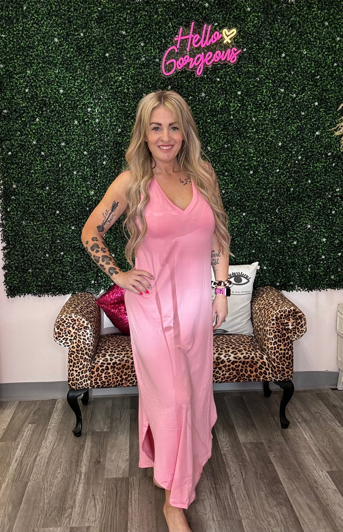 Bubblegum Maxi Dress