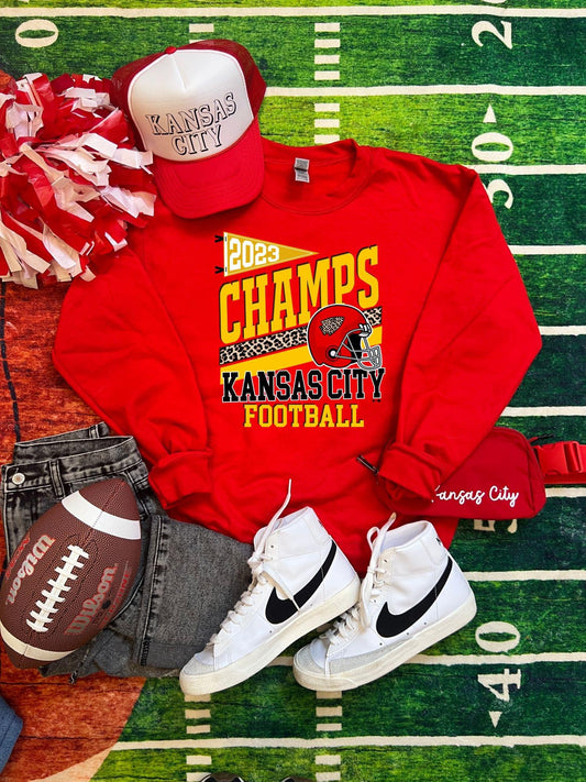 Kansas City Football Champs Sweatshirt