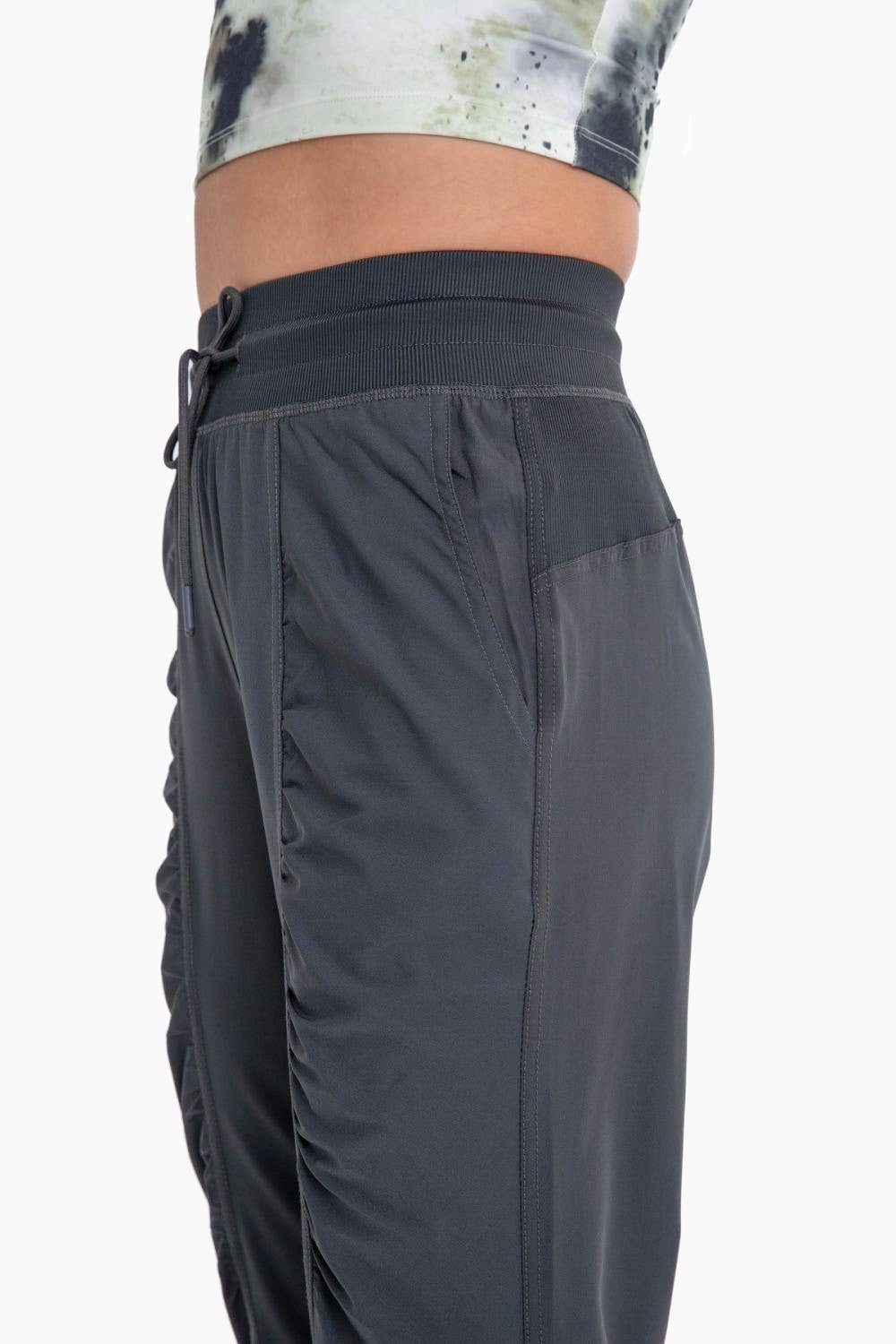 Ruched Front Active Joggers