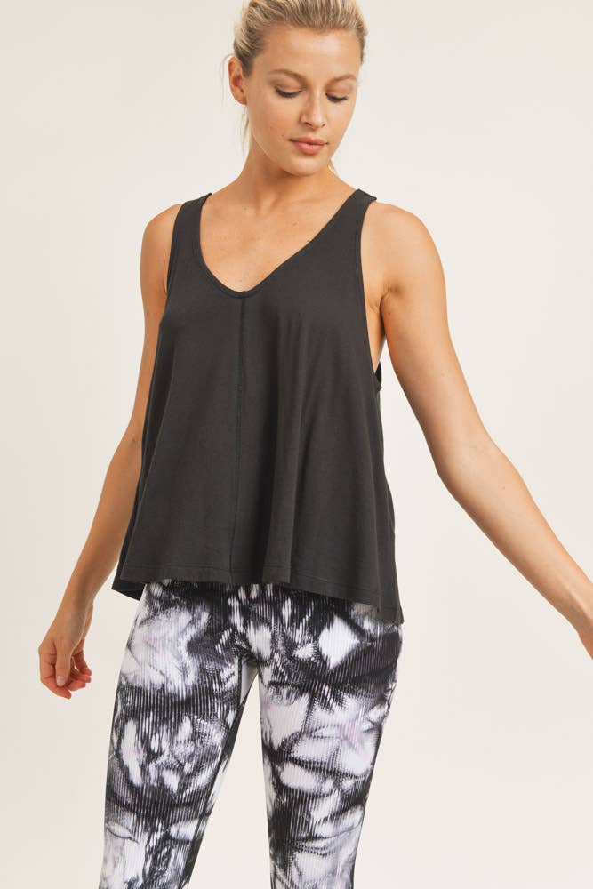 Strap-Back Sleeveless Flow Top