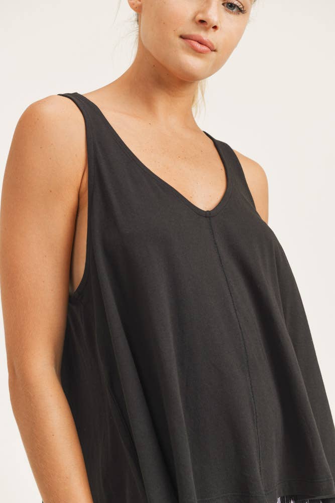 Strap-Back Sleeveless Flow Top