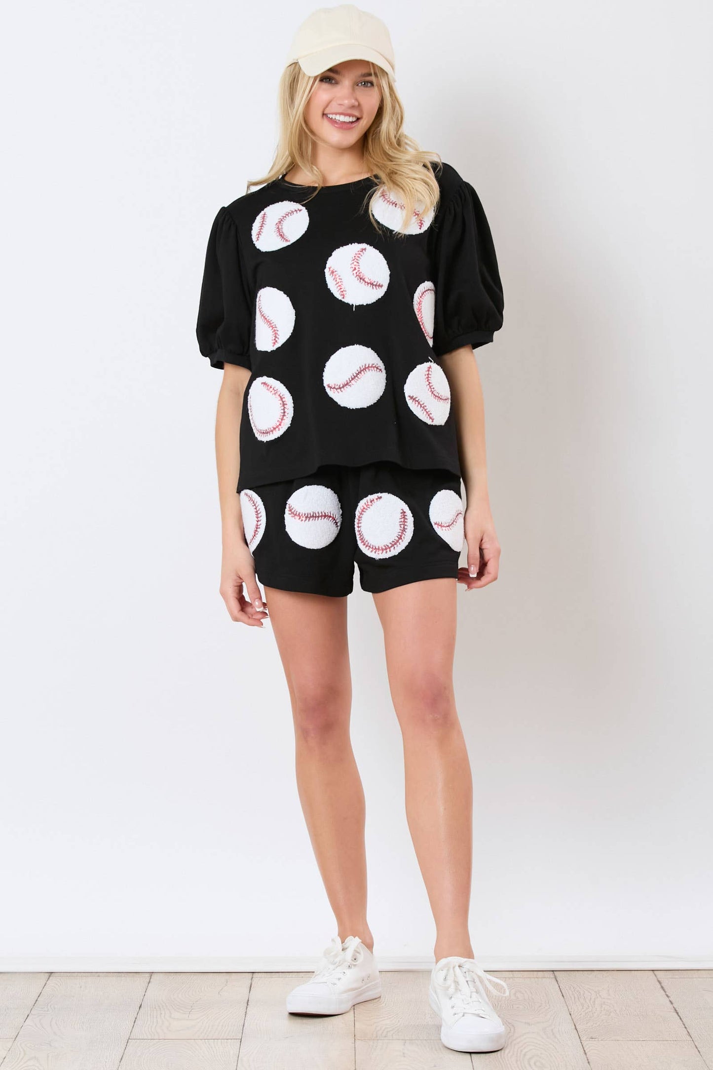 Baseball Sequin  Top