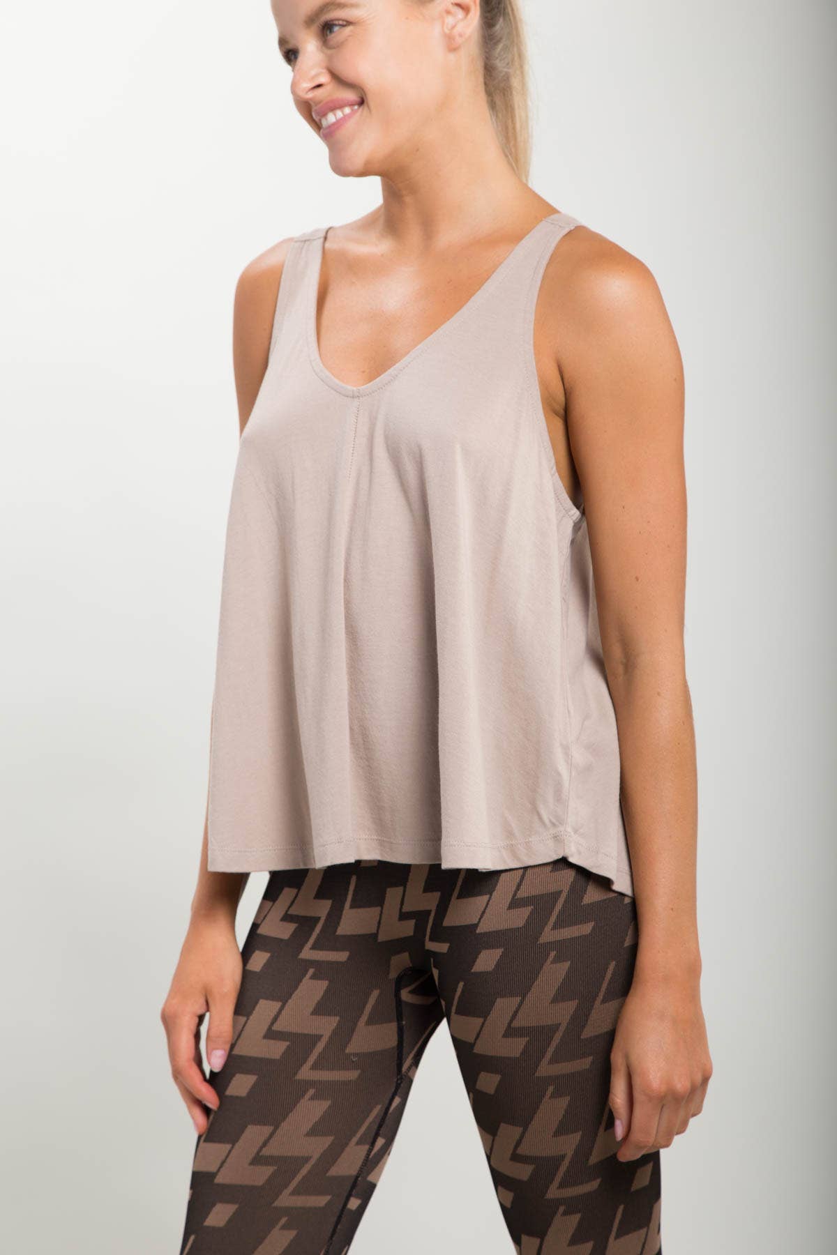 Strap-Back Sleeveless Flow Top