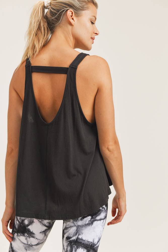 Strap-Back Sleeveless Flow Top