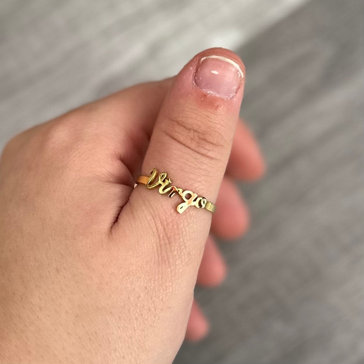 Gold plated Zodiac Rings