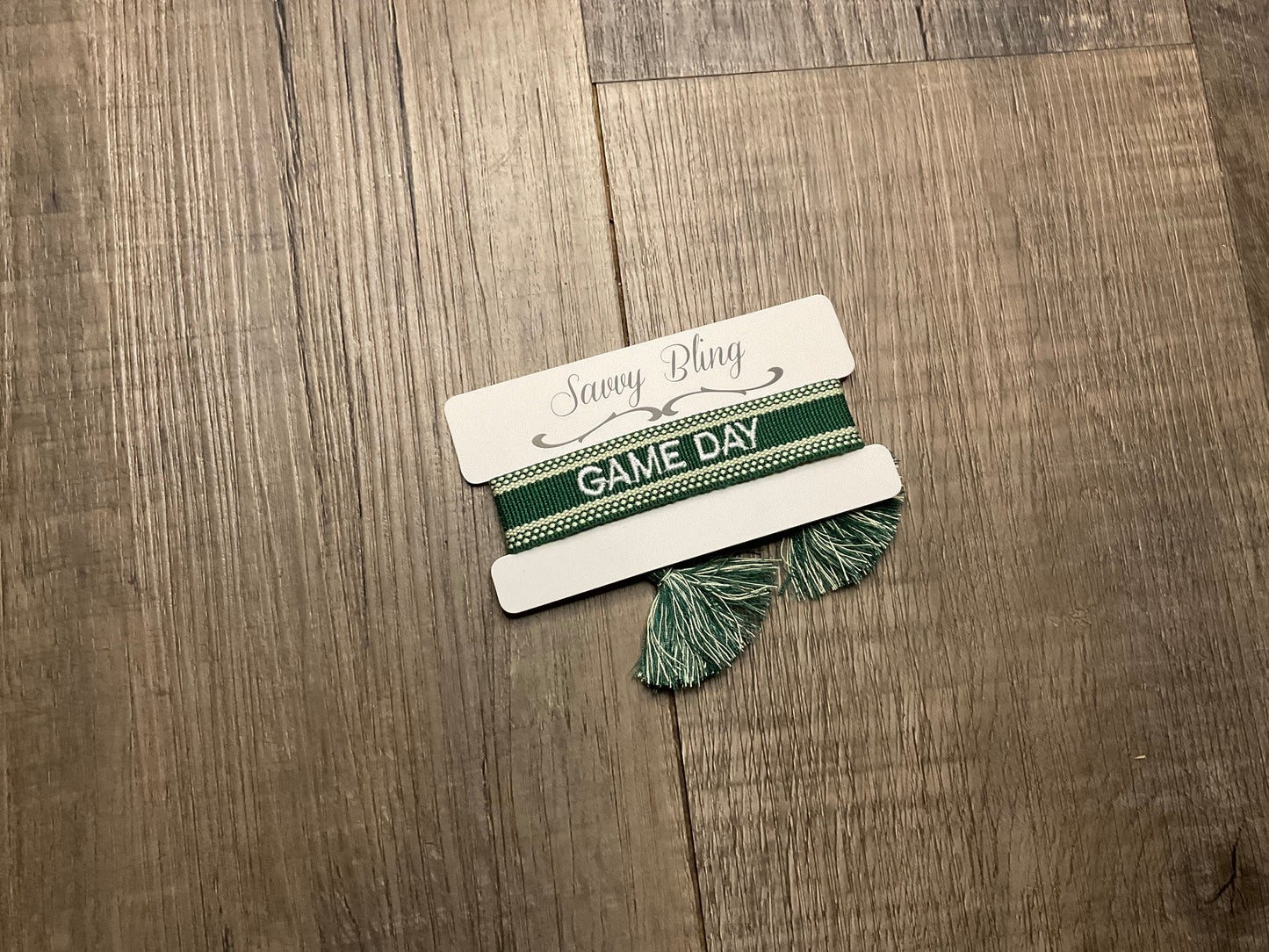 Game Day Embroidered Bracelet