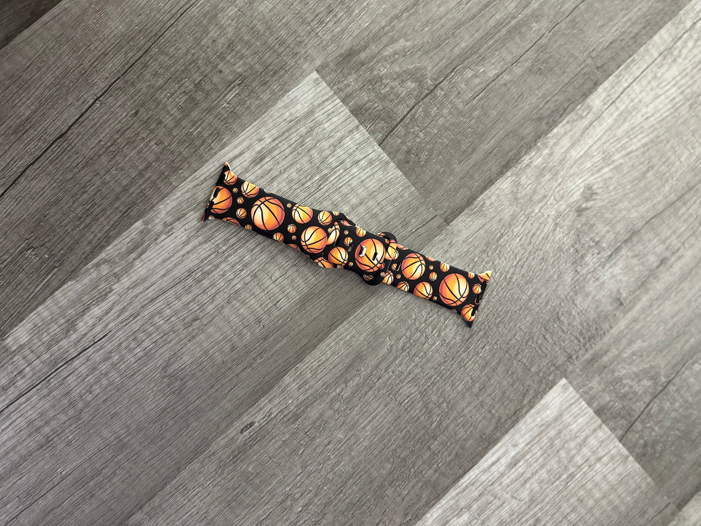 Printed Silicone Apple Watch band