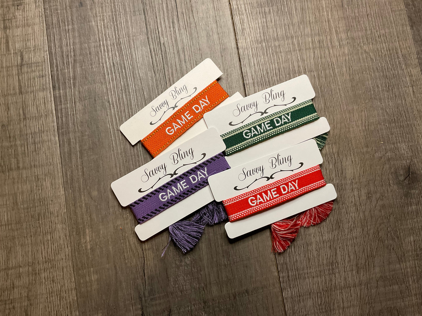 Game Day Embroidered Bracelet