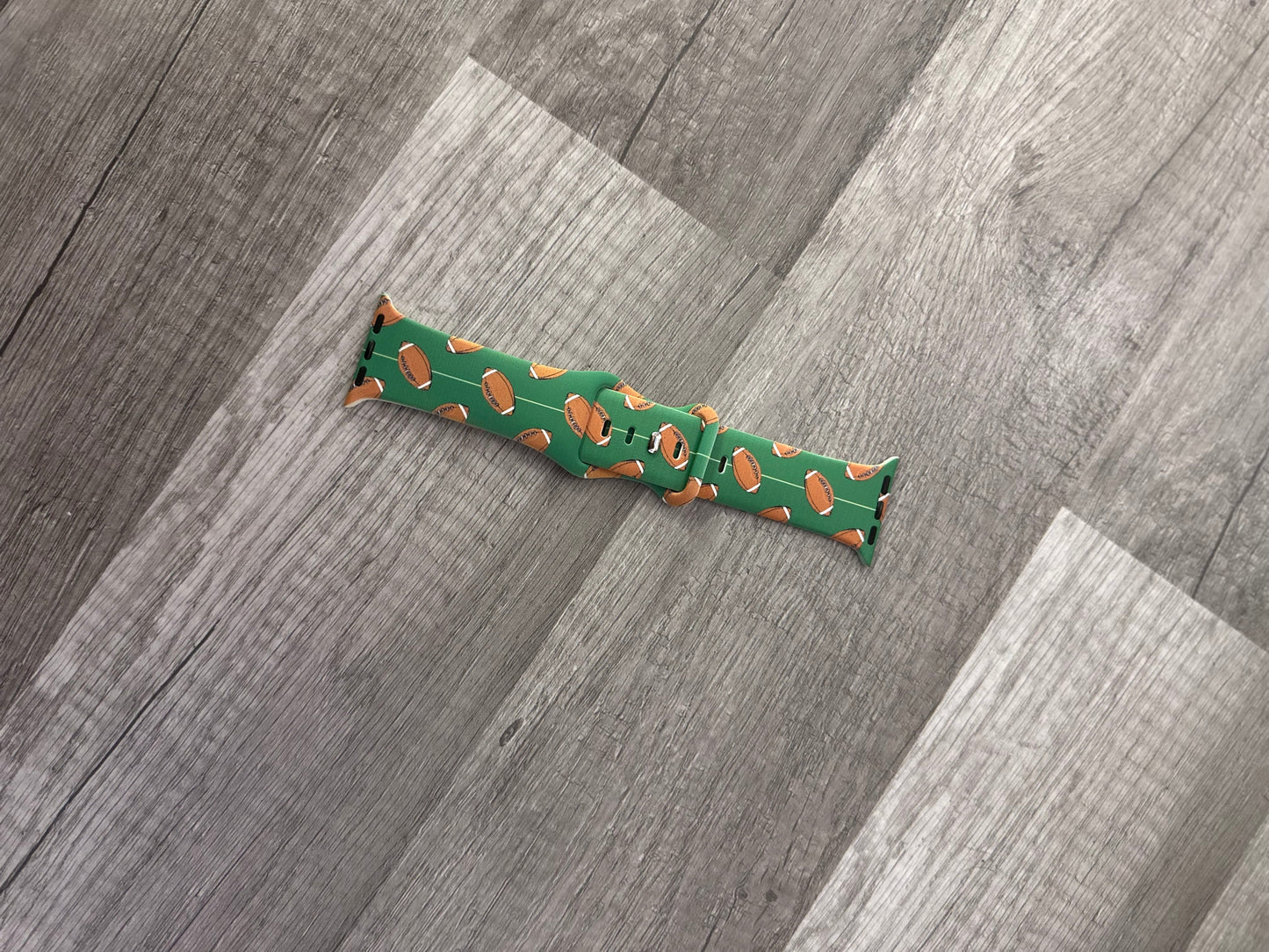 Printed Silicone Apple Watch band