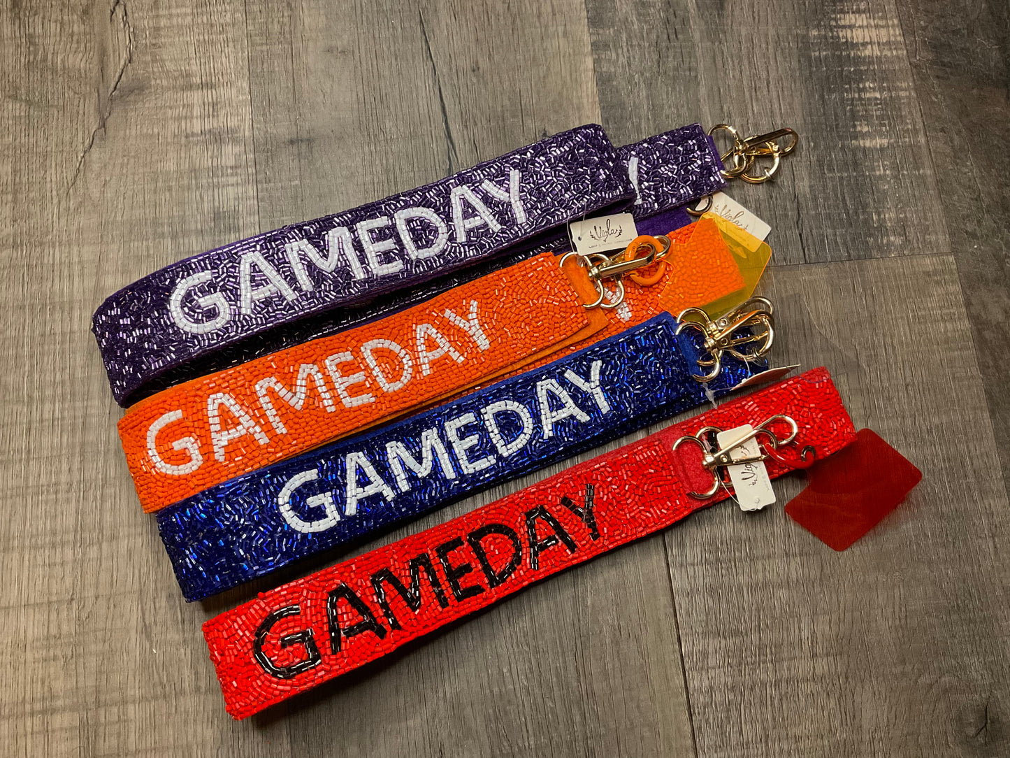 Game Day Beaded Straps and Wristlets