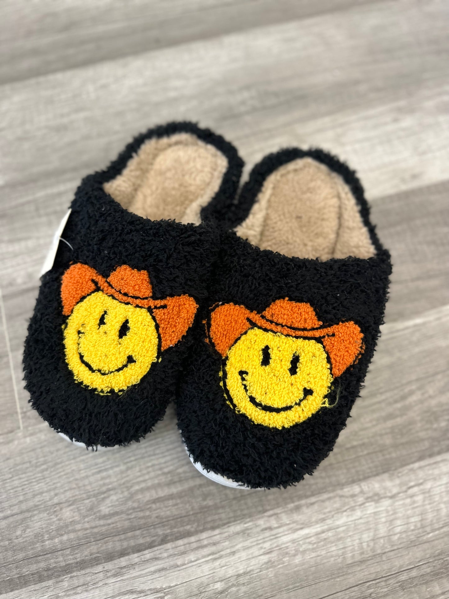 SMILEY FACE SLIPPERS