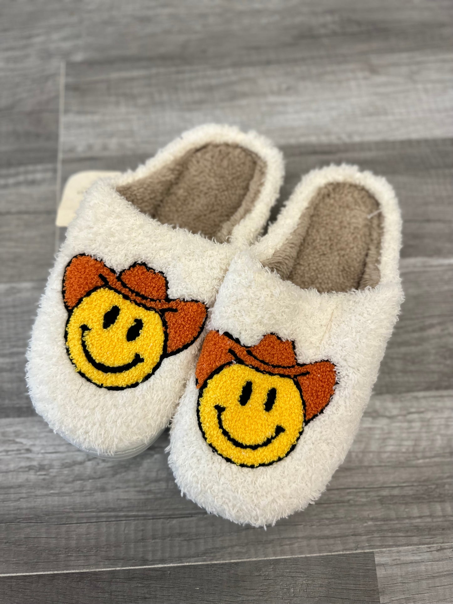 SMILEY FACE SLIPPERS