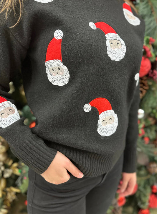 Santa Sequin Sweater