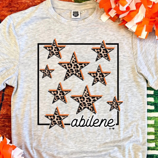 ABILENE LEOPARD STARS TEE