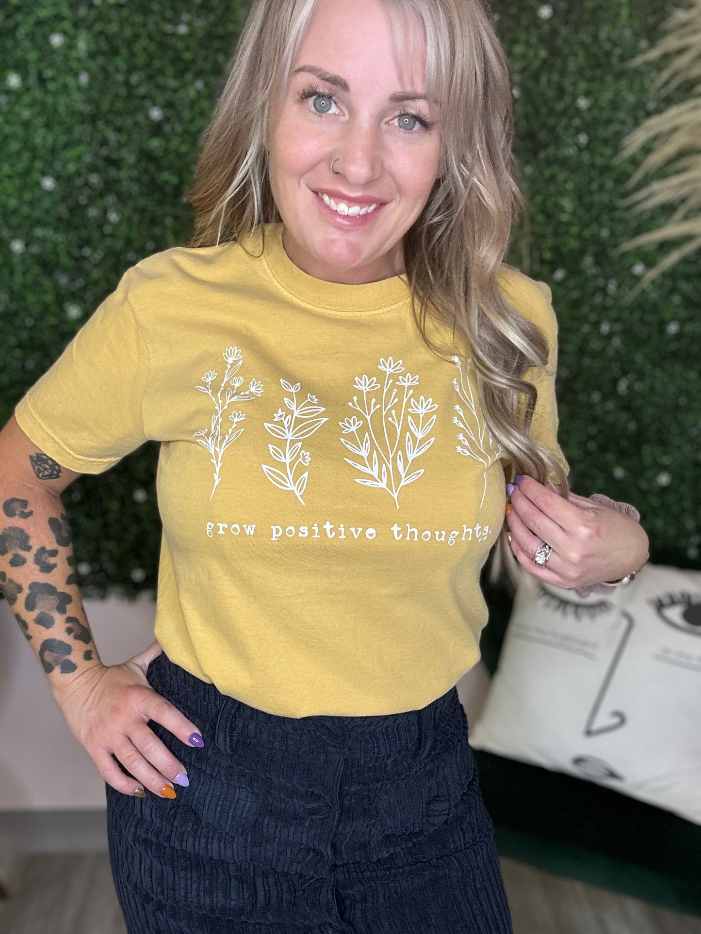 GROW POSITIVE THOUGHTS TEE