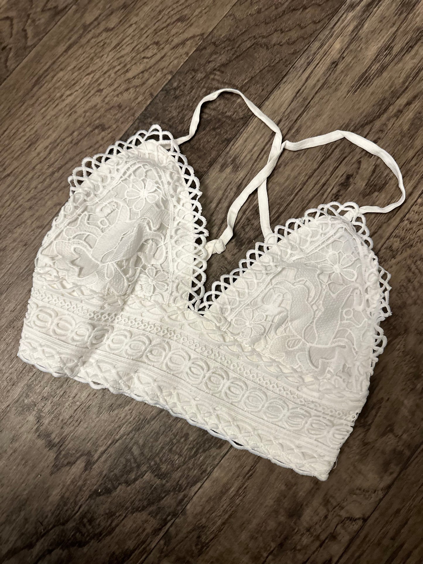 Crochet Smocked Back Bralette