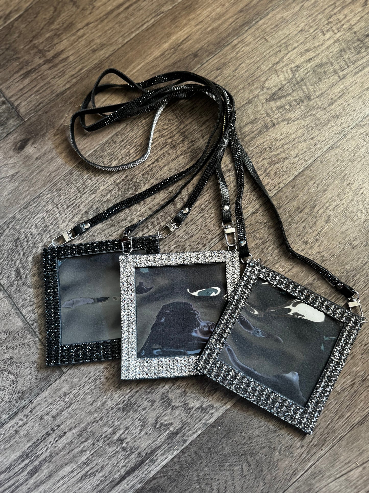 Bling Badge Holder with Lanyard